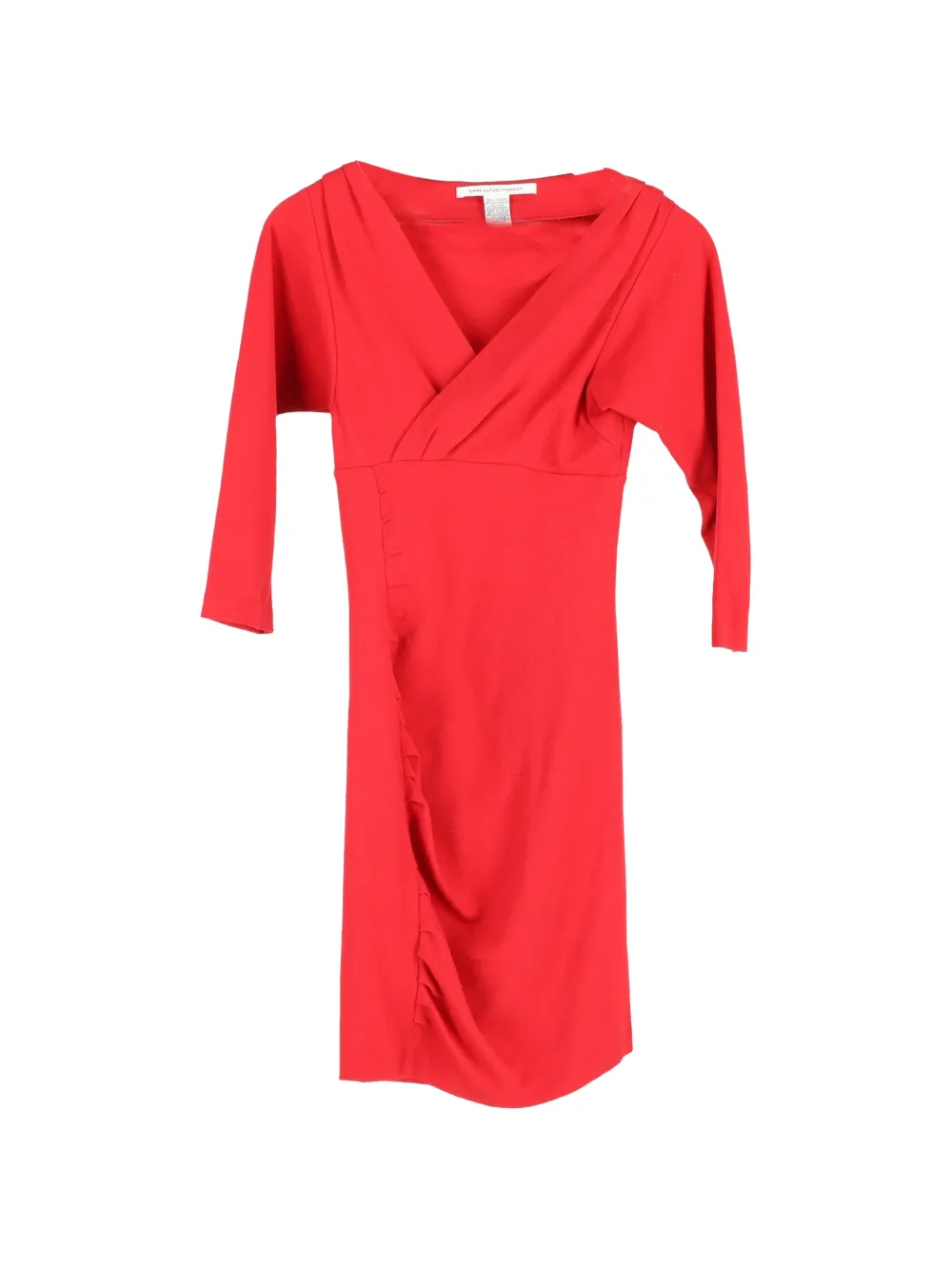 Diane Von Furstenberg Vintage sheath V-neck mini dress - Rosso