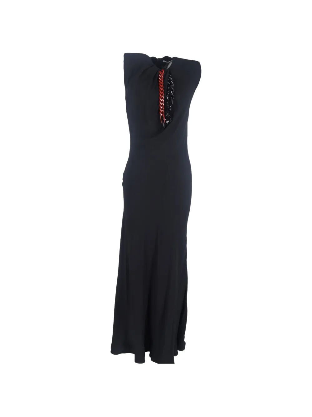 Stella McCartney Pre-Owned chain-detail maxi dress - Nero
