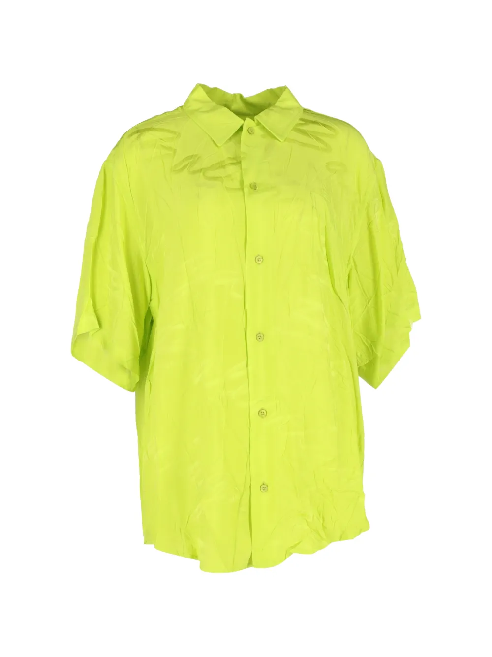 Balenciaga Pre-Owned logo-embroidered shirt - Giallo