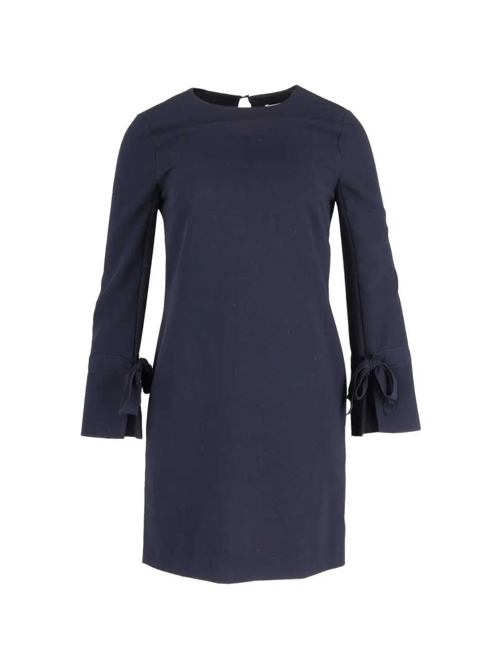 Iris & Ink bow-detail mini dress - Blu