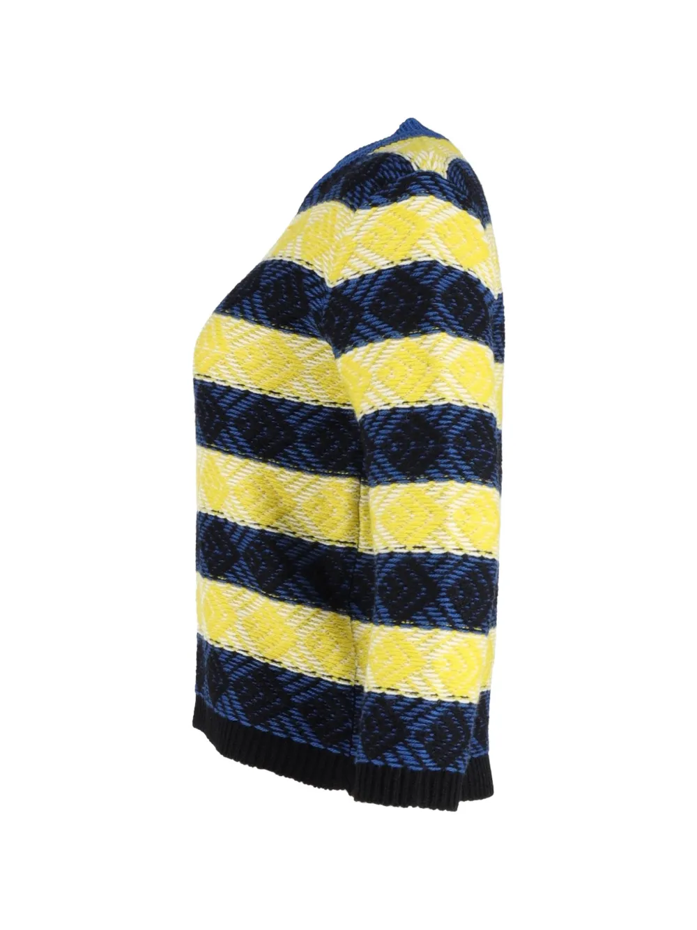 Patterned Striped Sweater