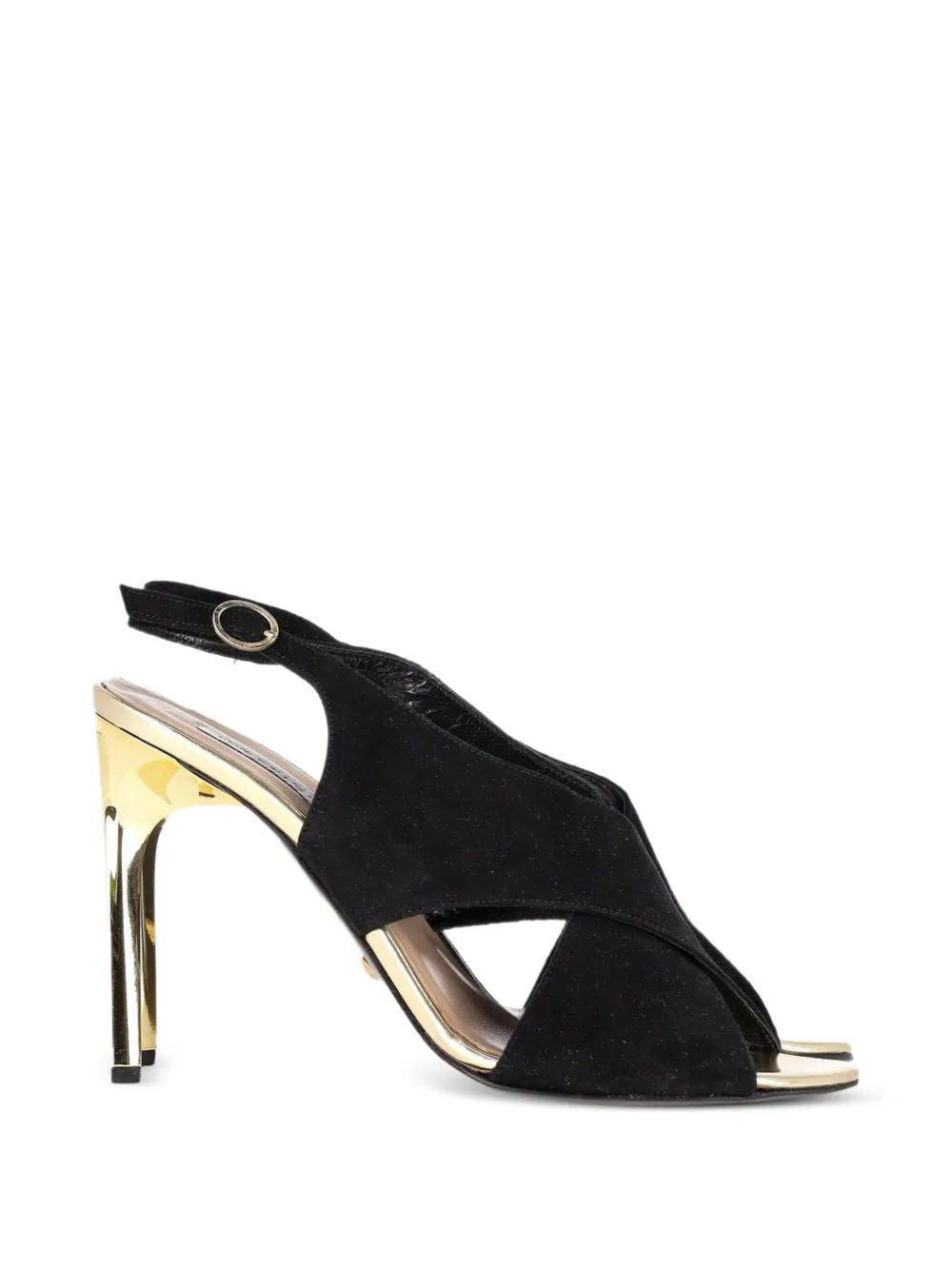 Diane Von Furstenberg Vintage cross-strap sandals - Schwarz