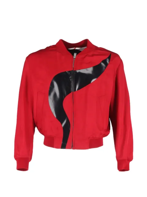 Alexander McQueen Pre-Owned chamarra bomber Flame