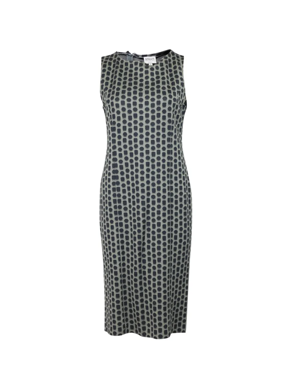 Giorgio Armani Pre-Owned polka dot-pattern midi dress - Toni neutri