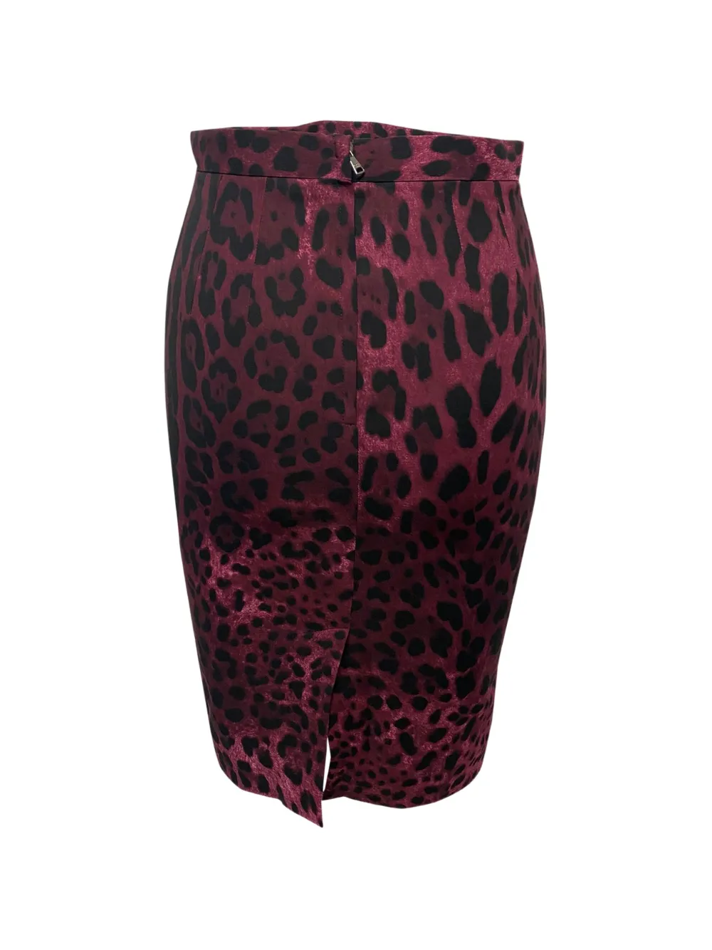 Leopard-Print Pencil Skirt