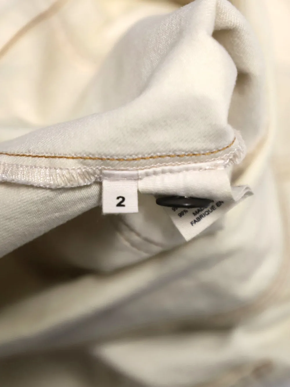 Belted Contrast-Stitch Trousers