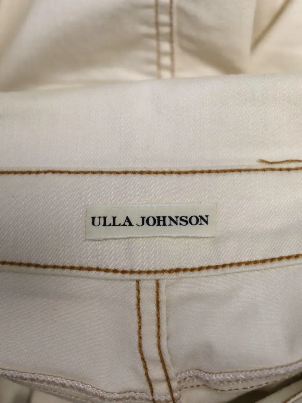Belted Contrast-Stitch Trousers