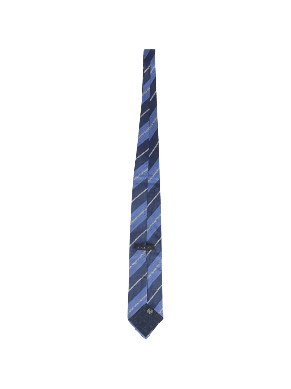  Nina Ricci Pre-owned Striped Silk Tie - Blue 