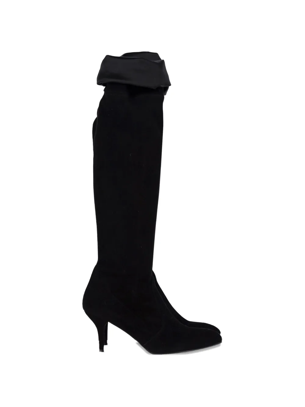 Stuart Weitzman tieland over-the-knee suede boots - Nero