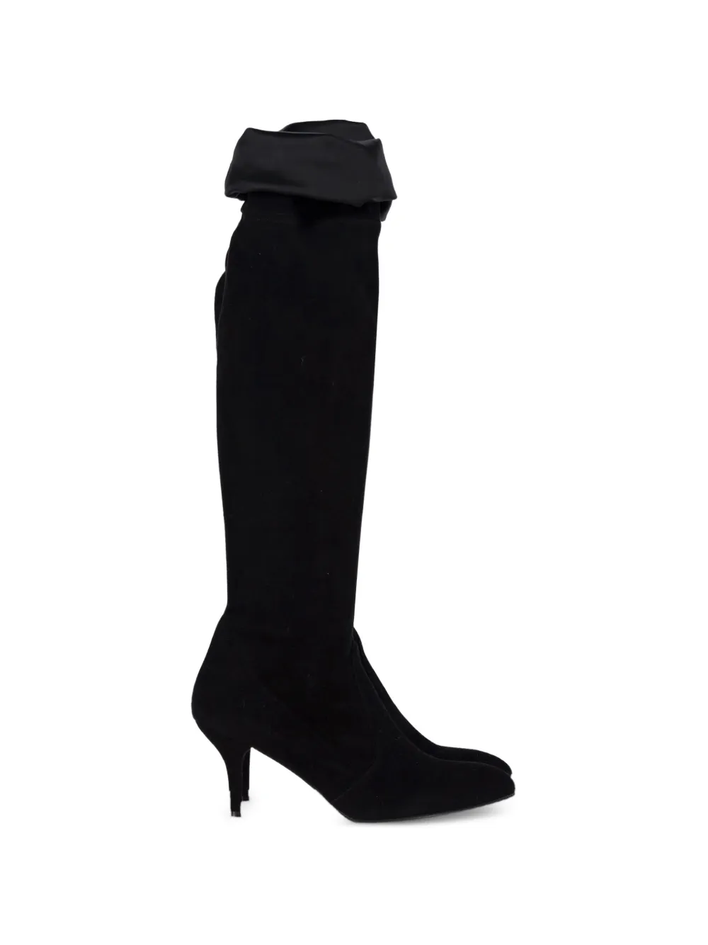 Stuart Weitzman tieland over-the-knee suede boots - Schwarz