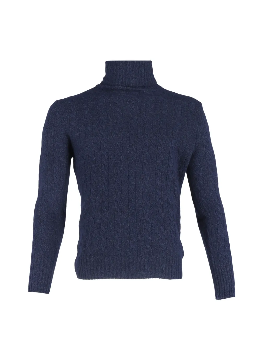 ERDEM cable-knit turtleneck sweater - Blu