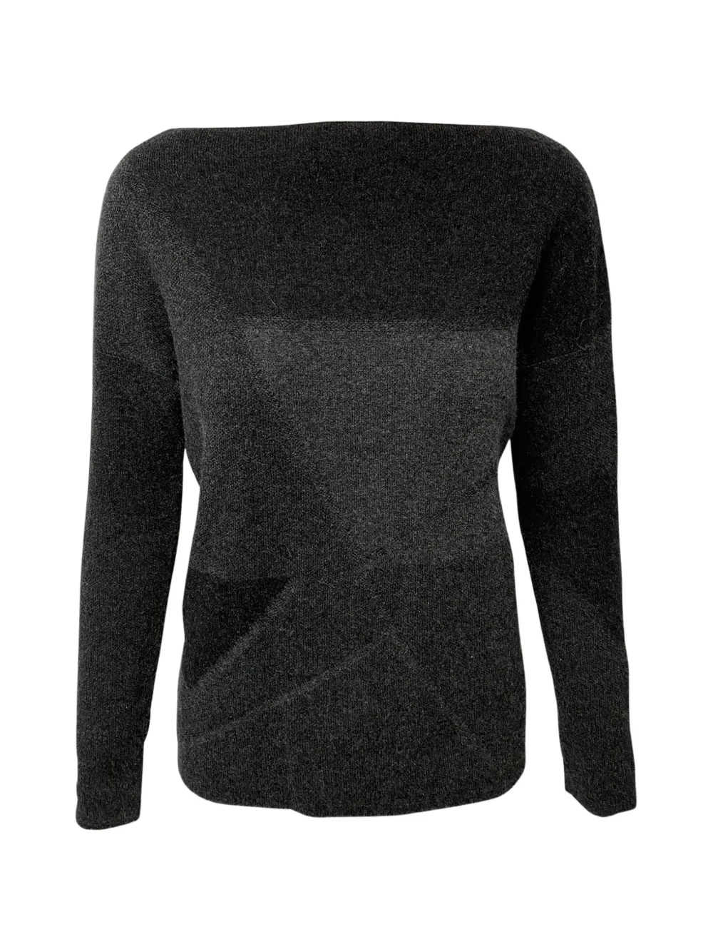 Pre-owned Vince Boat-neck Sweater In Gray