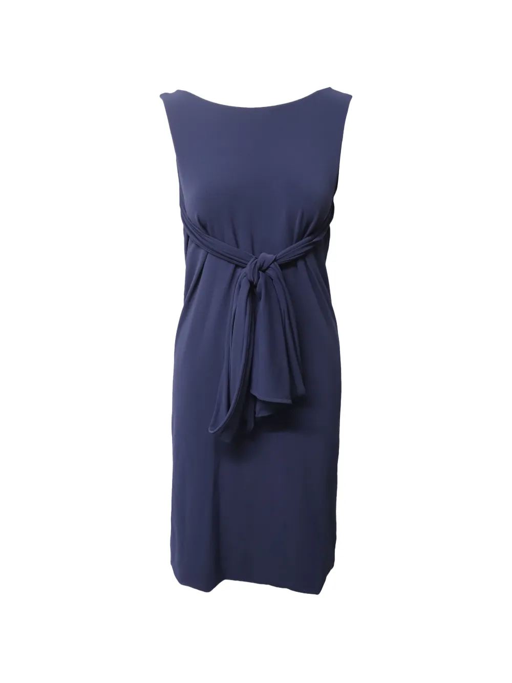 Red Valentino Vintage sleeveless belted midi dress - Blu
