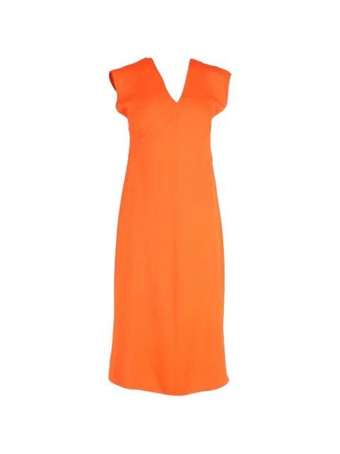 JOSEPH vestido acampanado con cuello en V