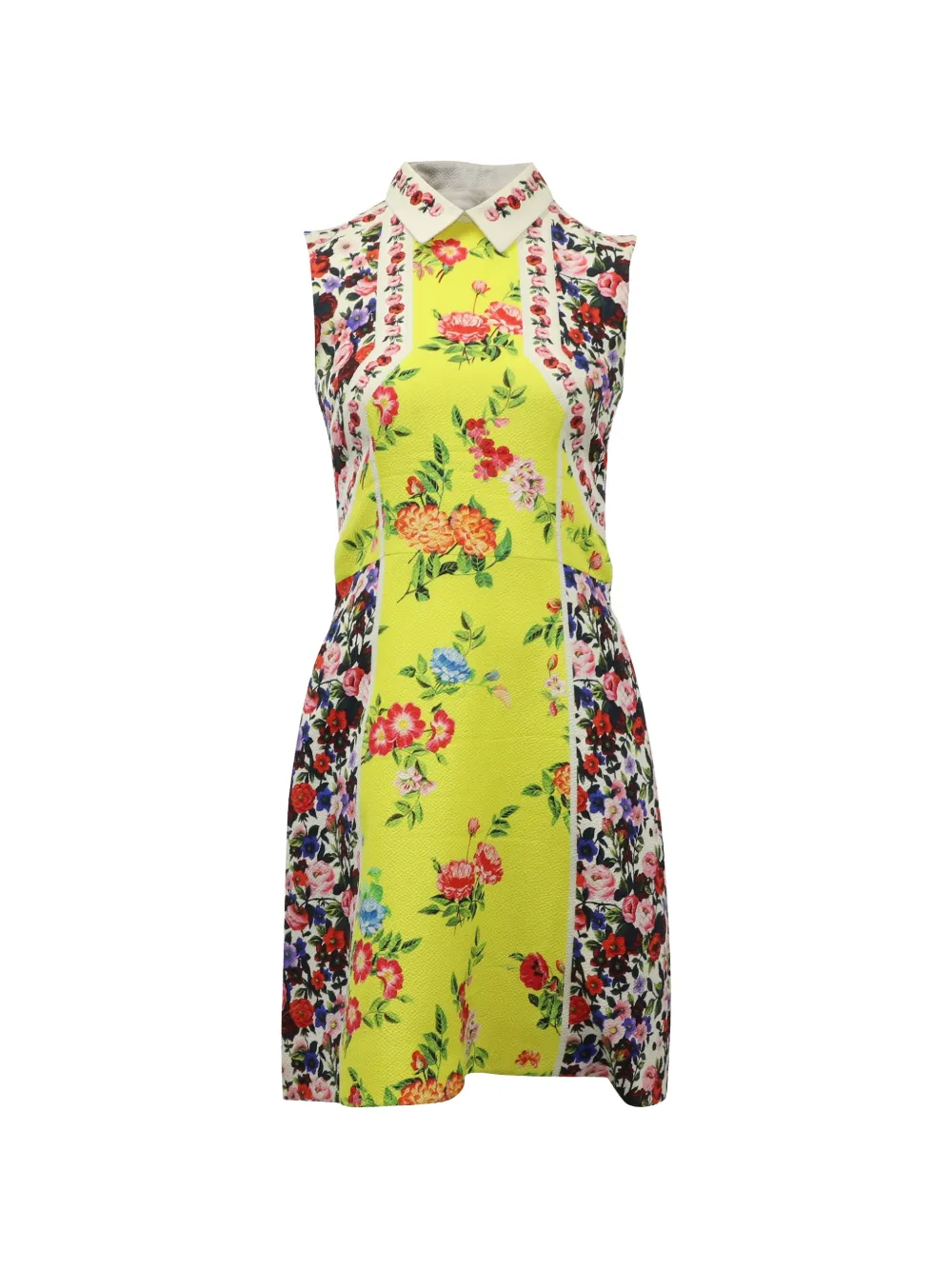 Mary Katrantzou floral midi dress - Giallo