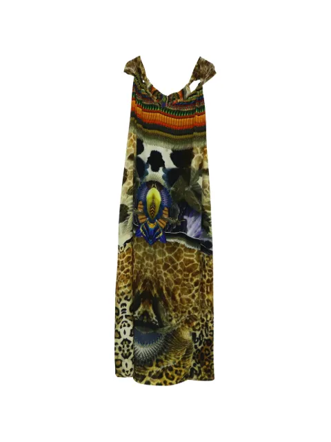 Camilla Eagle printed maxi dress