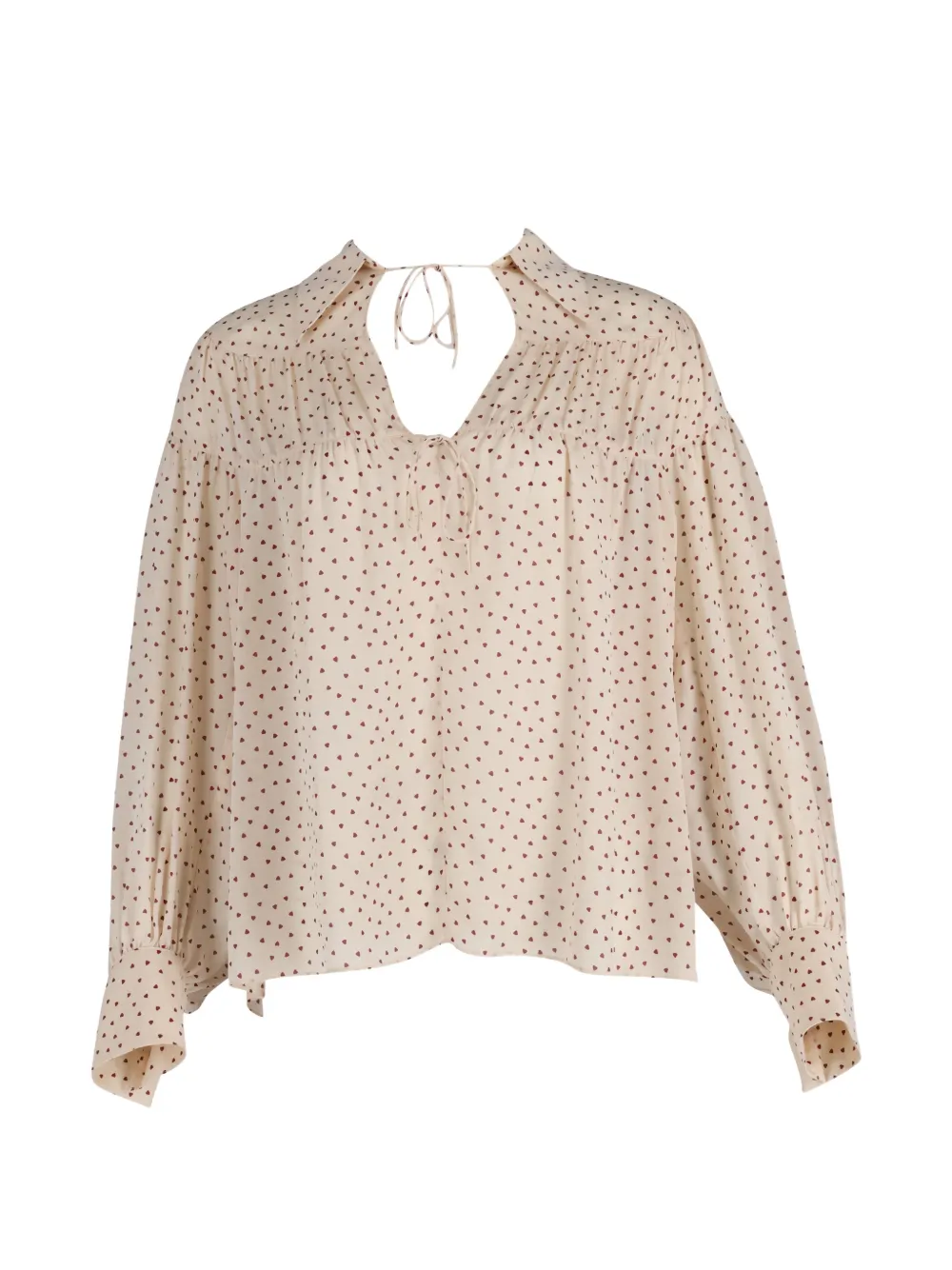 JOSEPH Crosby printed blouse - Toni neutri