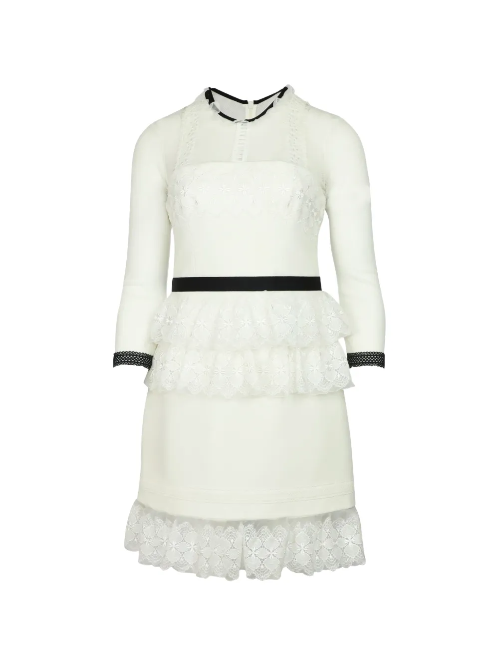 Three Floor crew-neck dress - Bianco