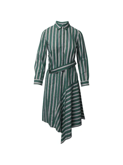 Claudie Pierlot asymmetric striped shirt dress