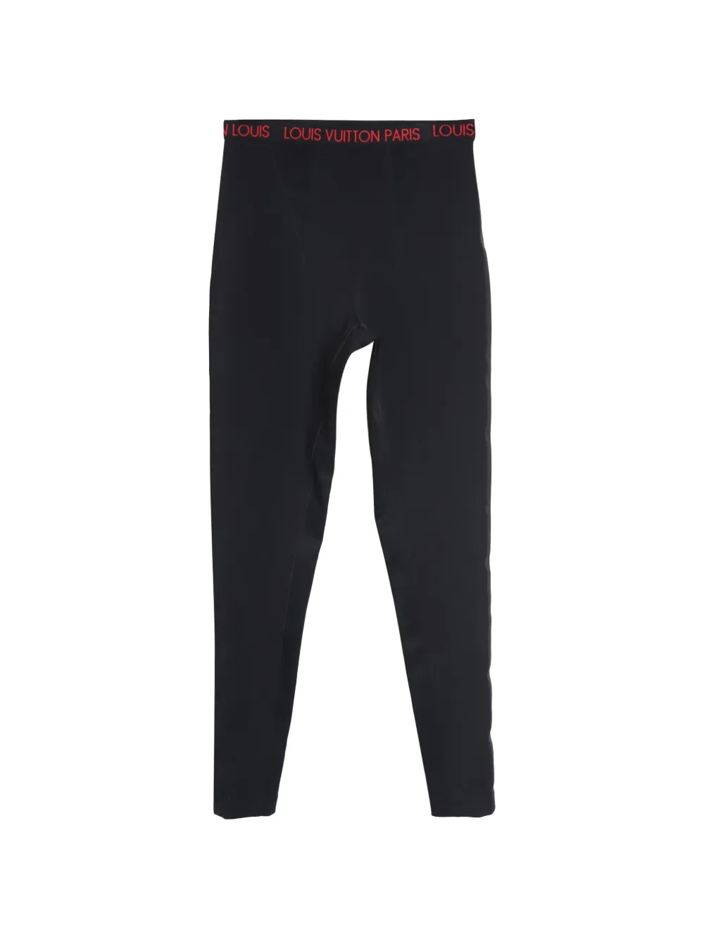Louis Vuitton Pre-Owned logo-waistband leggings - Nero