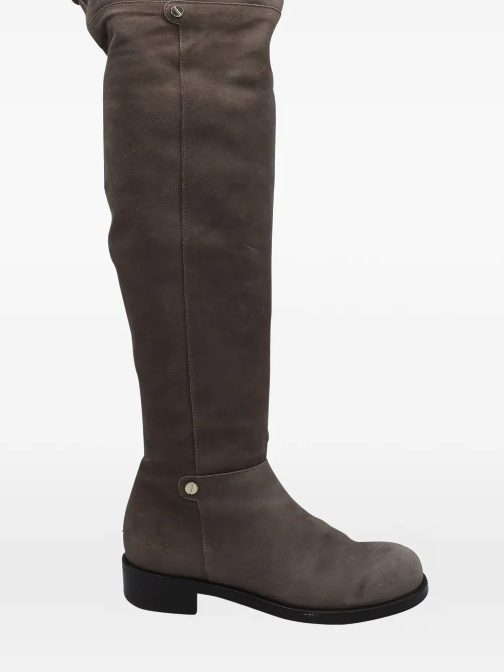Jimmy Choo Pre-Owned suede knee-length boots - Marrone
