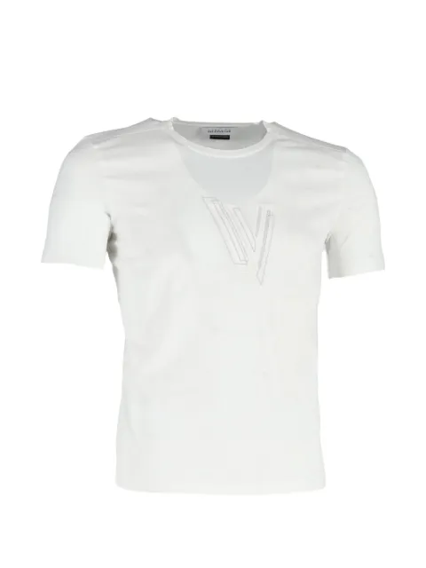 Versace Pre-Owned logo cotton t-shirt