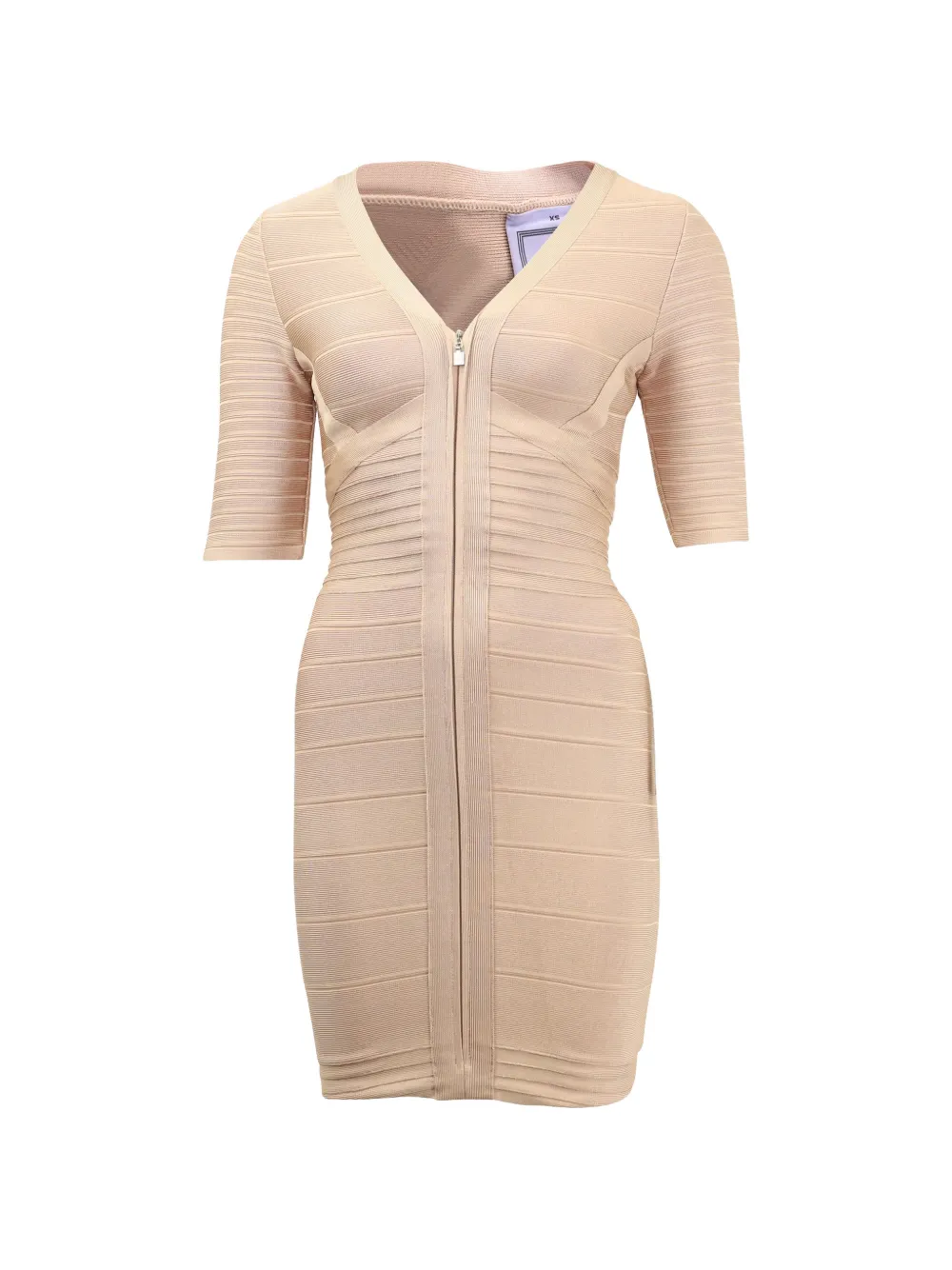 Herve Leger Lilith bandage mini dress - Toni neutri