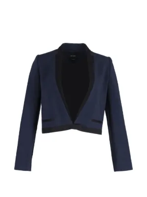 Isabel Marant ノーカラージャケット ブラック・ホワイト Isabel Marant Vintage ストライプ ノーカラージャケット | ブラック