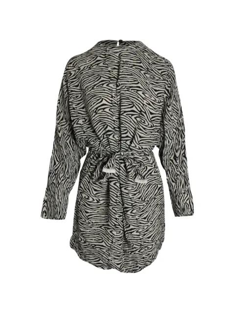 Nanushka Hierro belted printed mini dress