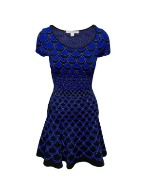 Diane Von Furstenberg Vintage Ashley オフショルダードレス | ブルー