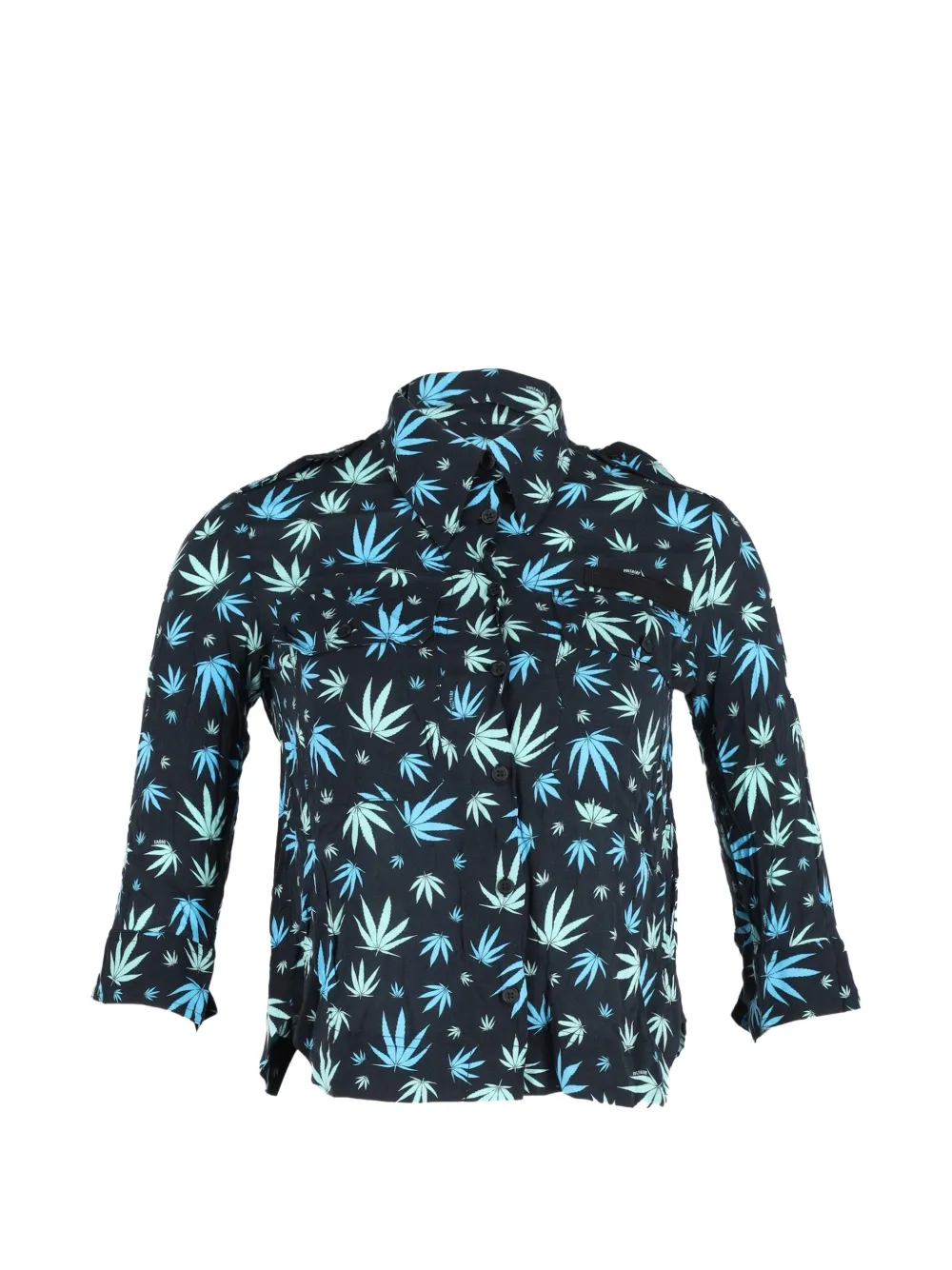 Zadig&Voltaire leaf-print shirt - Nero