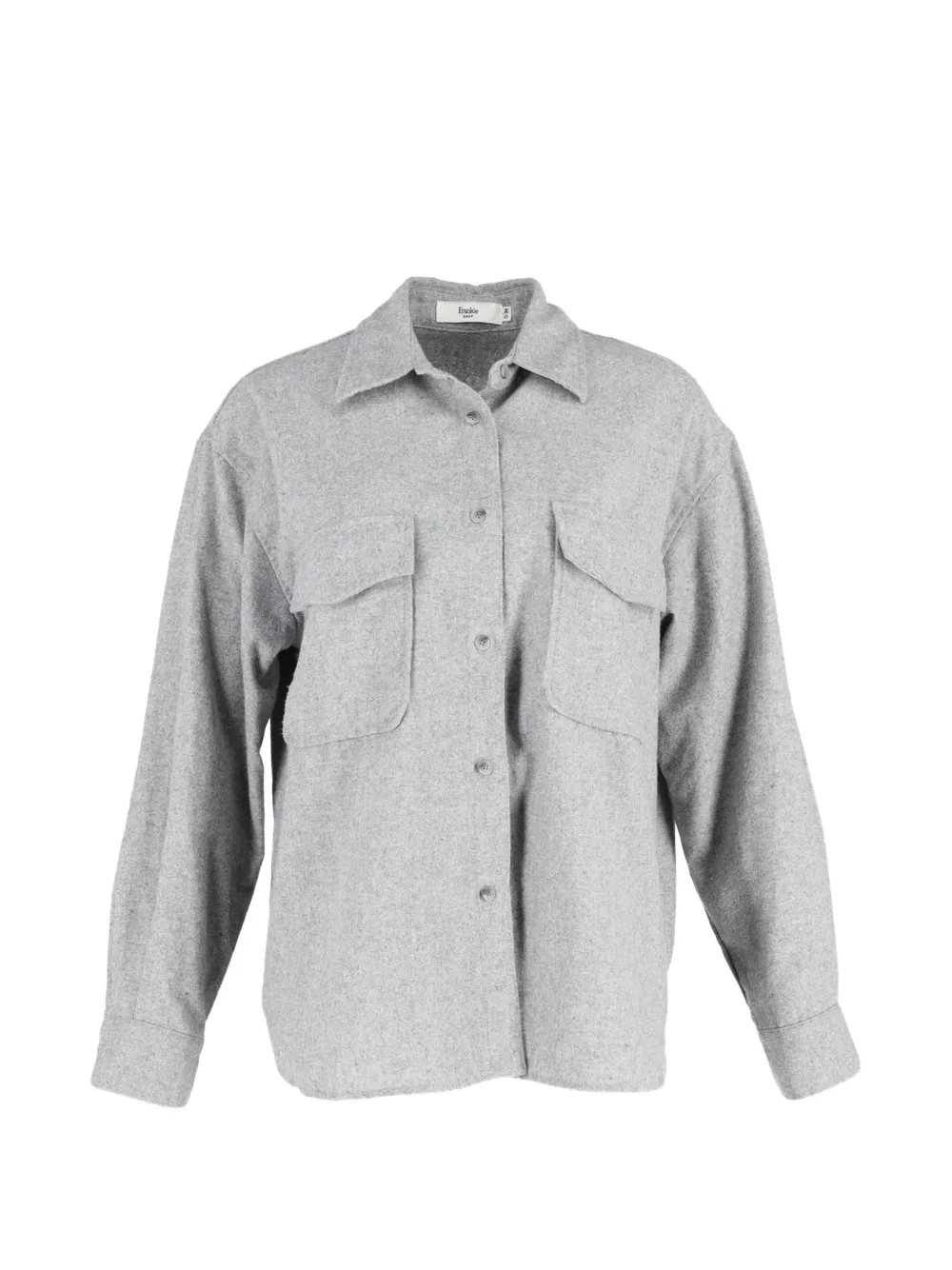 The Frankie Shop patch-pocket shirt - Grigio