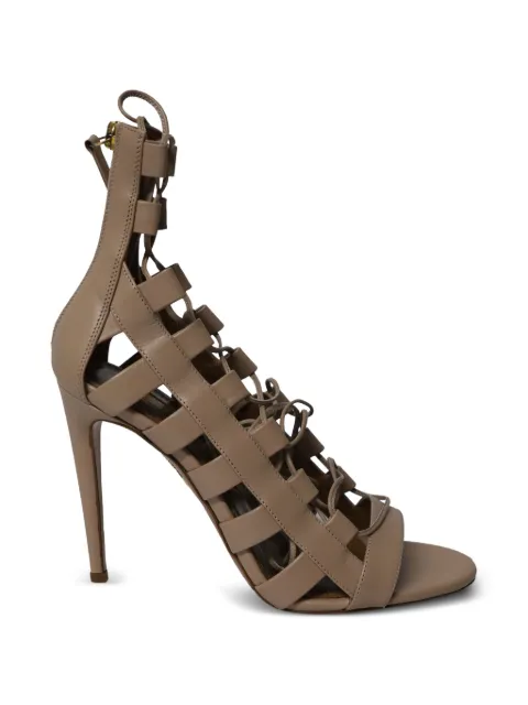 Aquazzura Amazon lace-up leather sandals