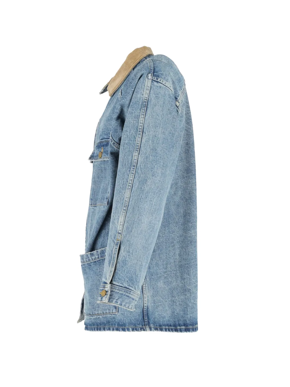 long denim jacket