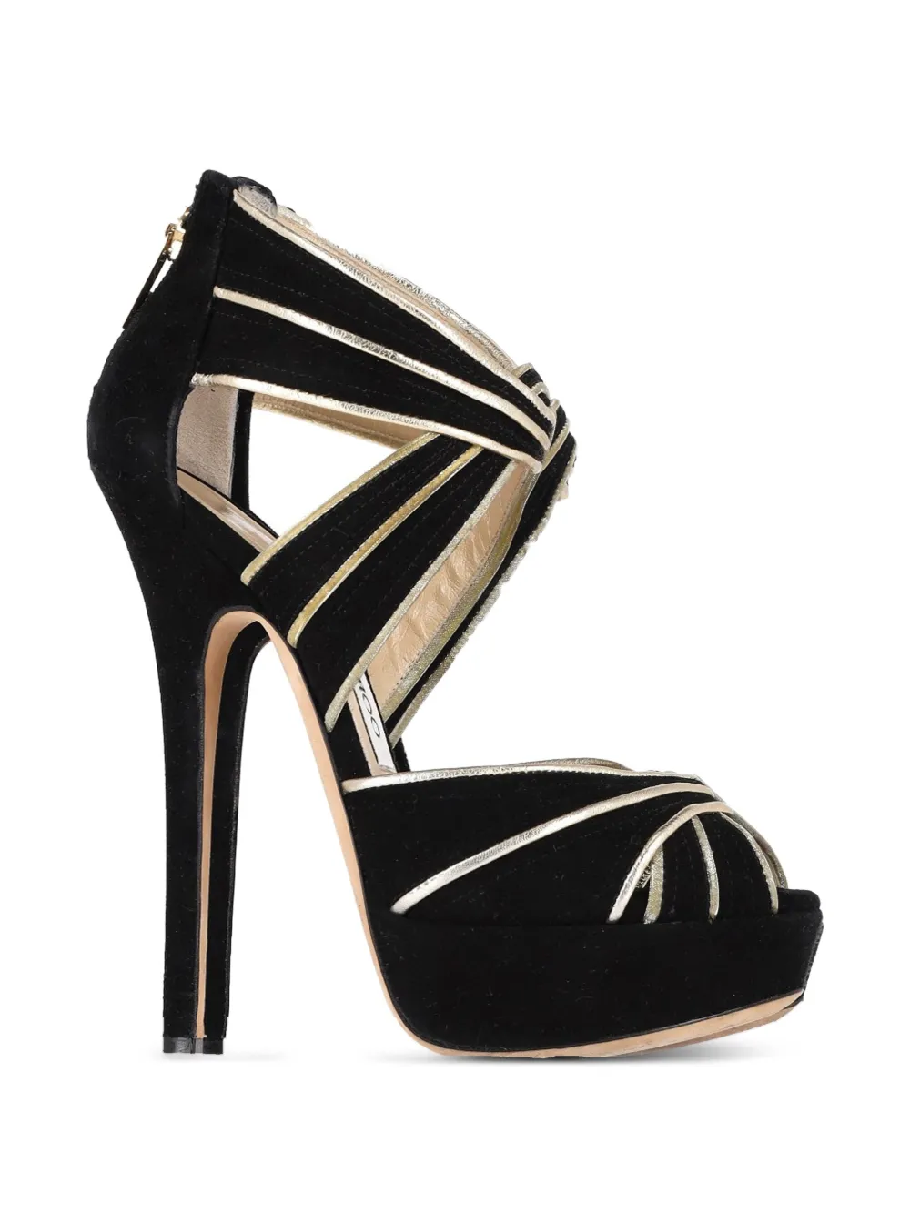 Jimmy Choo Pre-Owned Koko platform sandals - Nero