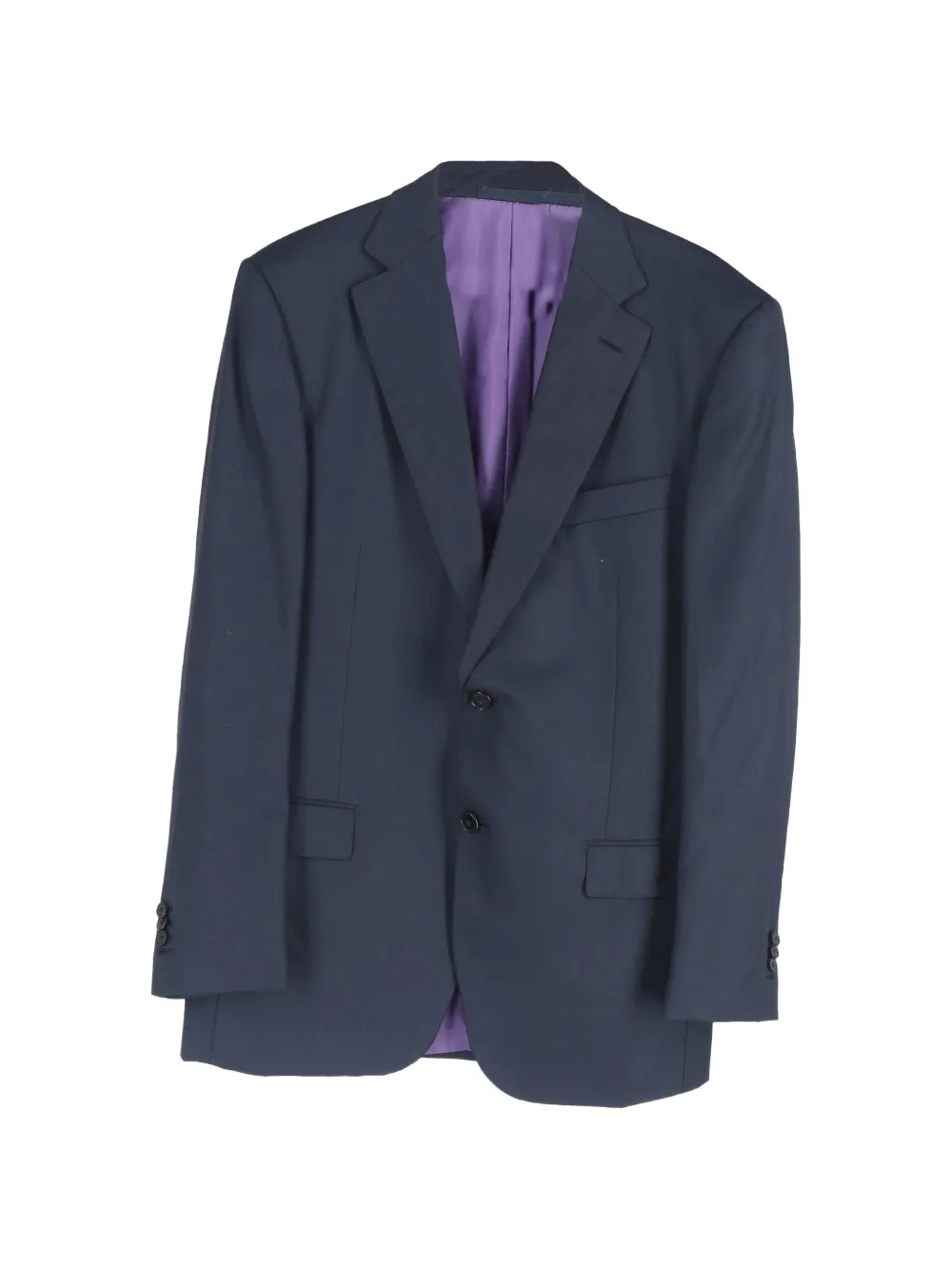 Ermenegildo Zegna Vintage single-breasted wool blazer - Blu