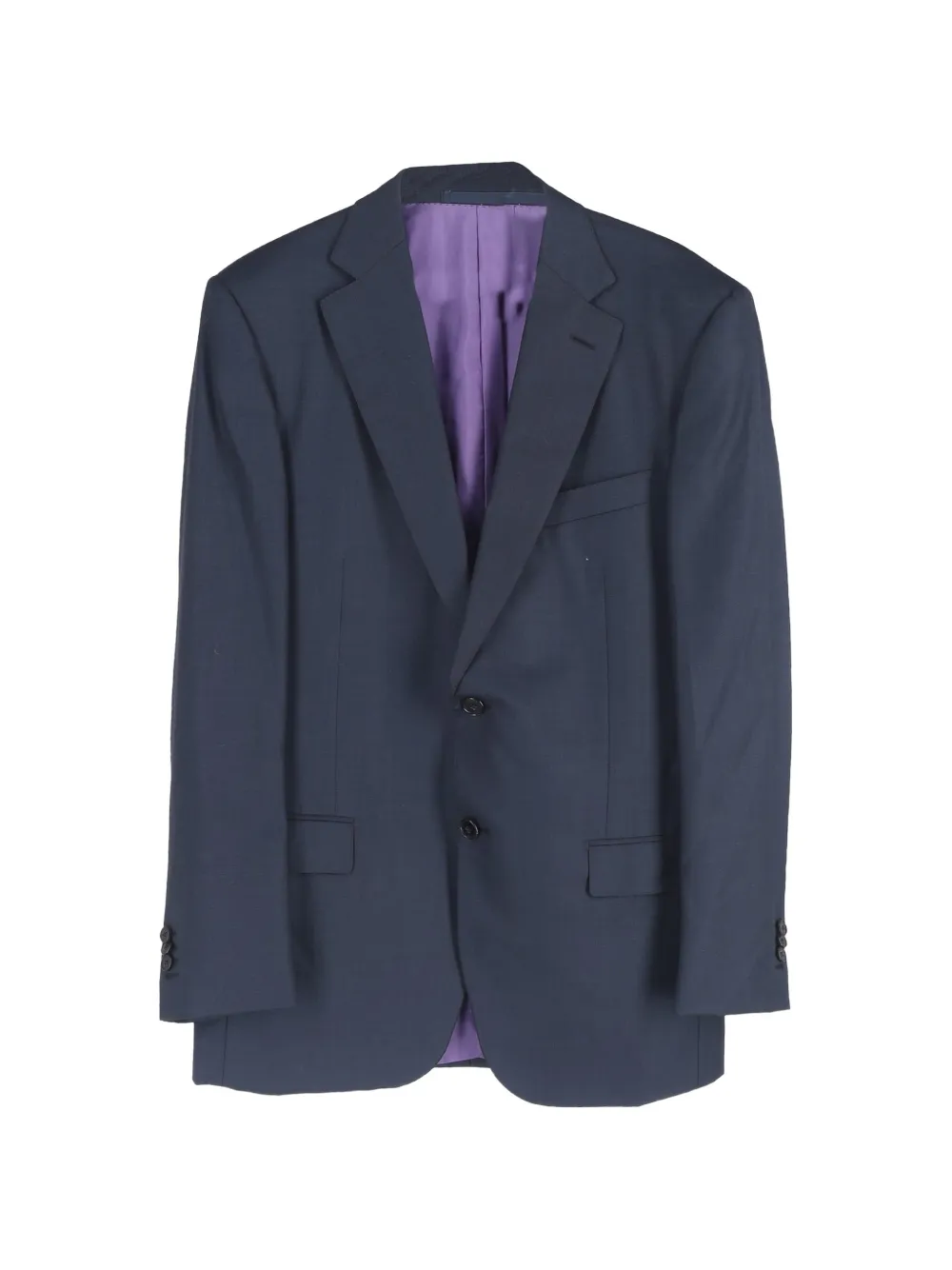 Ermenegildo Zegna Vintage single-breasted wool blazer - Blu