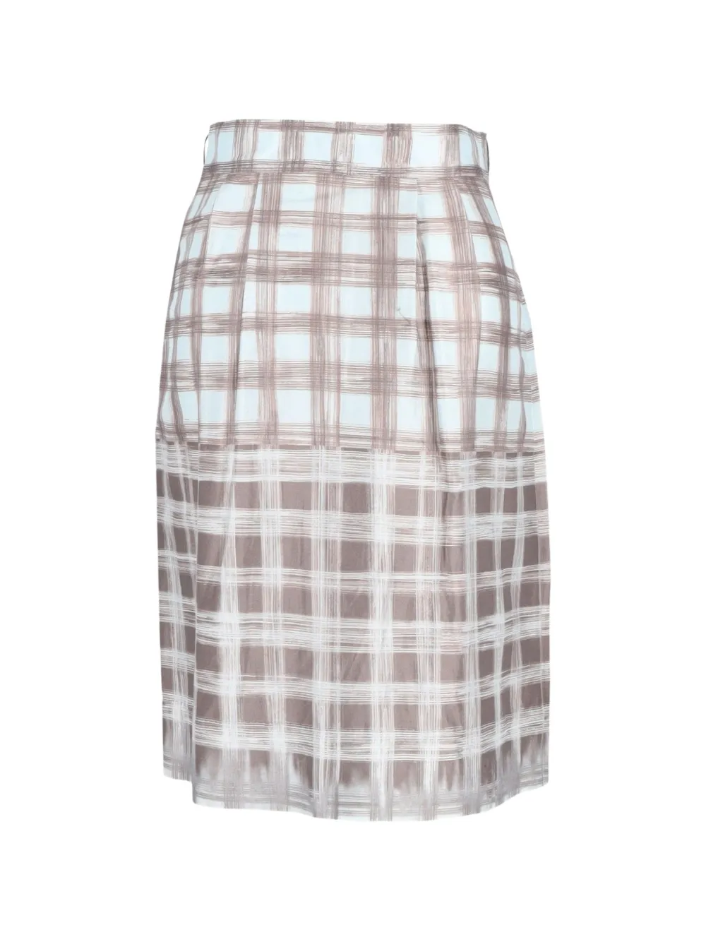 Plaid Midi Skirt