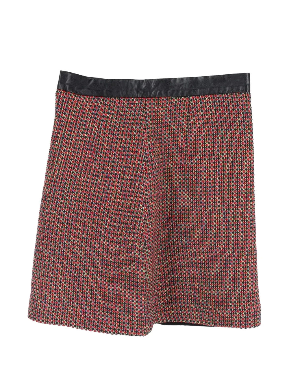 SANDRO patterned mini skirt - Rosso