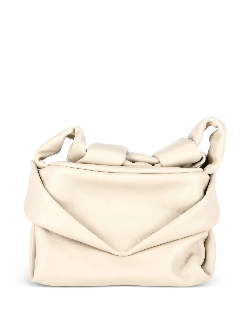 STAUD Kiss leather shoulder bag - Toni neutri
