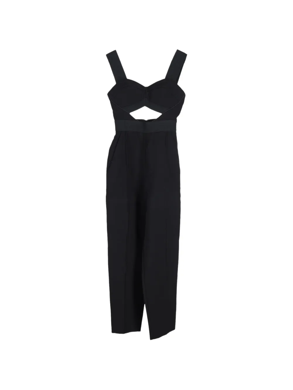 Self-Portrait Lulu cutout jumpsuit - Nero