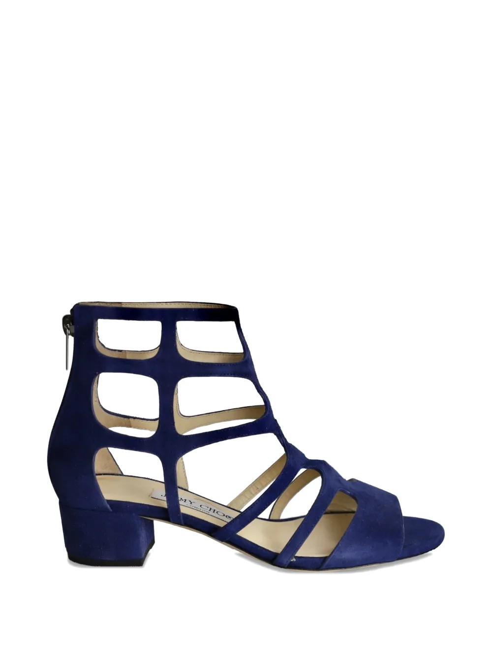 Jimmy Choo Pre-Owned Ren cage sandals - Blu