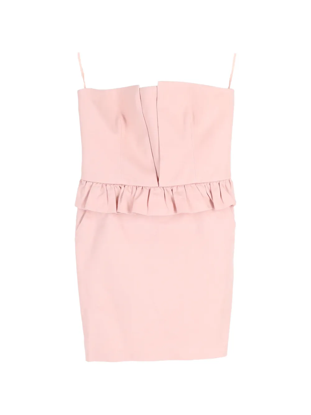 Red Valentino Vintage ruffled mini dress - Rosa
