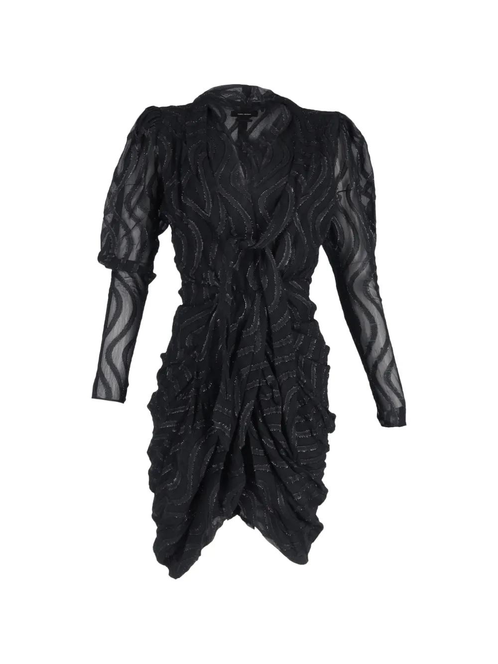 Isabel Marant Vintage embellished mini dress - Nero