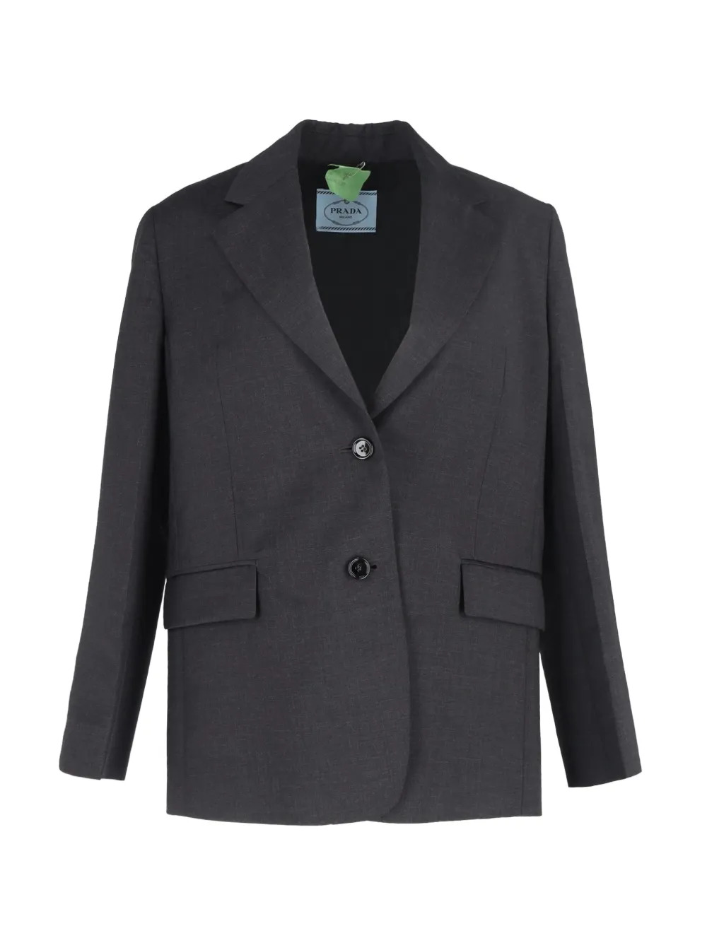 Prada Pre-Owned oversized wool blazer - Grigio