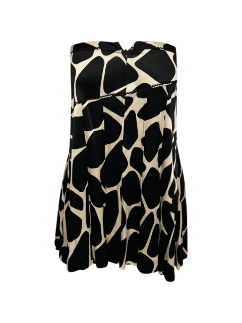 Moschino Pre-Owned falda plisada con animal print