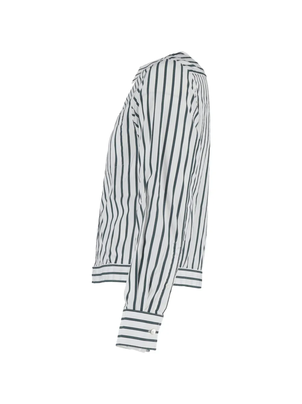  Lanvin Pre-owned Striped Buttoned Blouse - White 