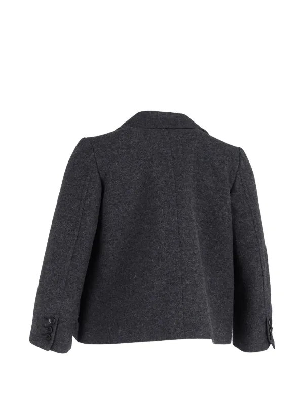 Comme Des Garçons Pre-Owned double-breasted Short Coat | Grey