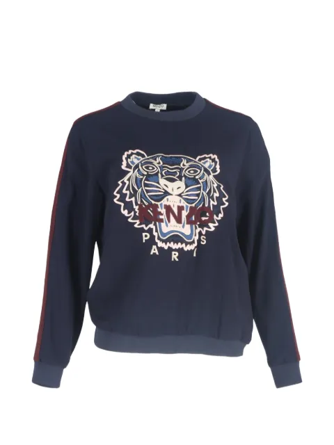 Kenzo Pre-Owned sudadera con Tigre bordado