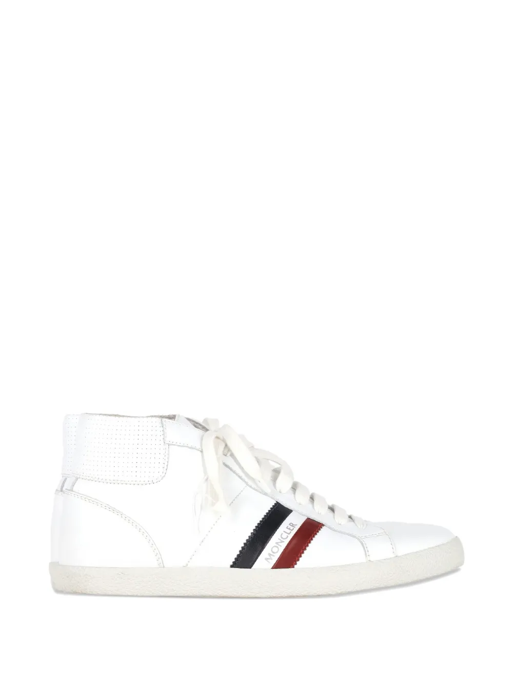 Moncler Vintage Monte Carlo ストライプ ハイカットスニーカー 